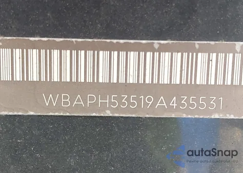 2009 BMW 328I из США, поврежденный, VIN WBAPH53519A435531